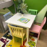 Rory Multi Color Kids Dining Set / 5pc - Ornate Home