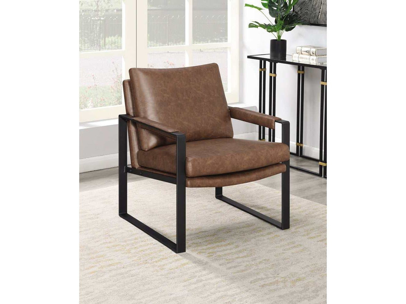 Rosalind Brown Accent Chair - Ornate Home