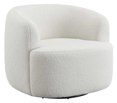 Rosaver White Accent Chair - Ornate Home