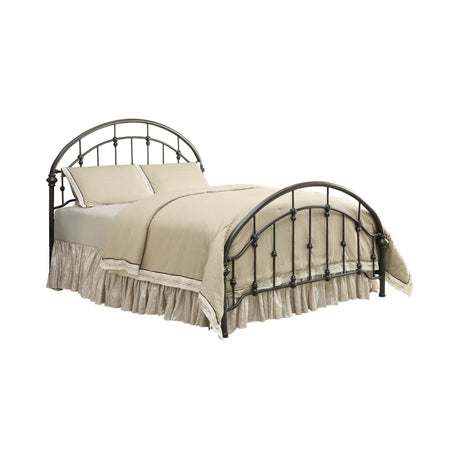 Rowan Dark Bronze Twin Bed - Ornate Home
