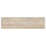 Rubeus White Washed / Matte Black Console Table - Ornate Home