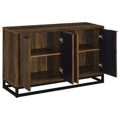 Ryatt Dark Pine Accent Cabinet - Ornate Home