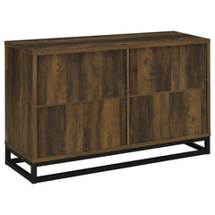 Ryatt Dark Pine Accent Cabinet - Ornate Home