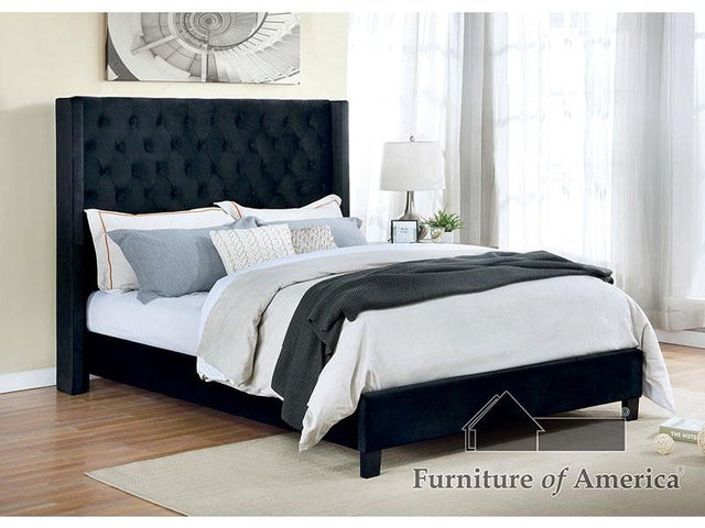 Ryleigh  Black  Bed - Ornate Home