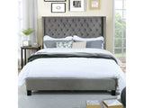 Ryleigh Gray Queen Upholstered Bed - Ornate Home