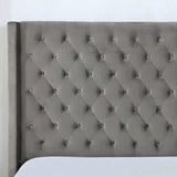 Ryleigh Gray Queen Upholstered Bed - Ornate Home