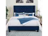 Ryleigh Navy Queen Bed - Ornate Home