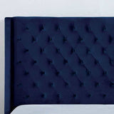 Ryleigh Navy Queen Bed - Ornate Home