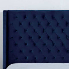 Ryleigh Navy Queen Bed - Ornate Home