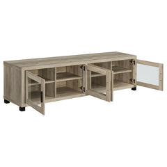 Sachin Antique Pine 3 Pc Entertainment Center - Ornate Home