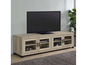 Sachin Antique Pine 79" TV Stand - Ornate Home