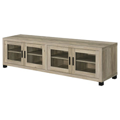 Sachin Antique Pine 79" TV Stand - Ornate Home