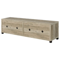 Sachin Antique Pine 79" TV Stand - Ornate Home