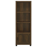 Sachin Dark Pine 3 Pc Entertainment Center - Ornate Home