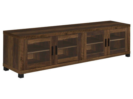 Sachin Dark Pine 79" Tv Stand - Ornate Home