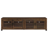 Sachin Dark Pine 79" Tv Stand - Ornate Home