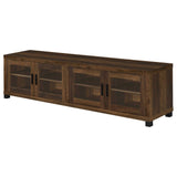 Sachin Dark Pine 79" Tv Stand - Ornate Home