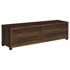 Sachin Dark Pine 79" Tv Stand - Ornate Home