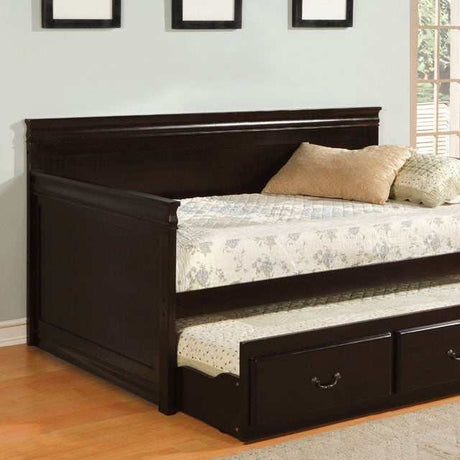 Sahara Espresso Daybed w/ Twin Trundle - Ornate Home