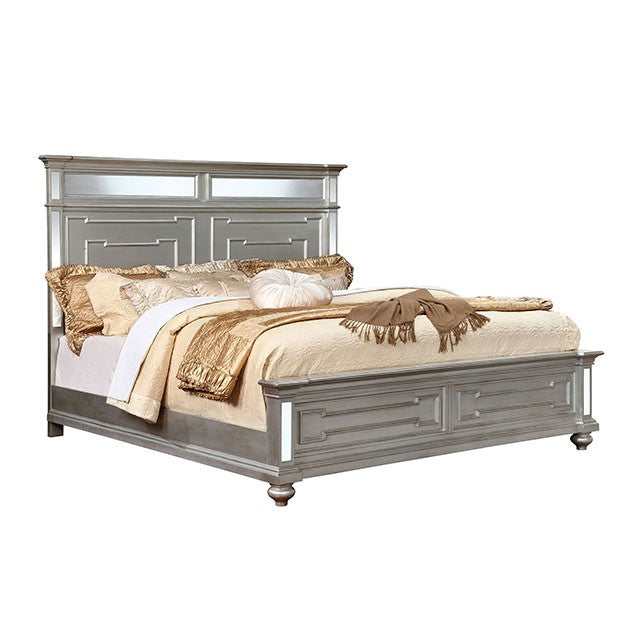 Salamanca Silver California King Bed - Ornate Home