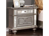 Salamanca Silver Nightstand - Ornate Home