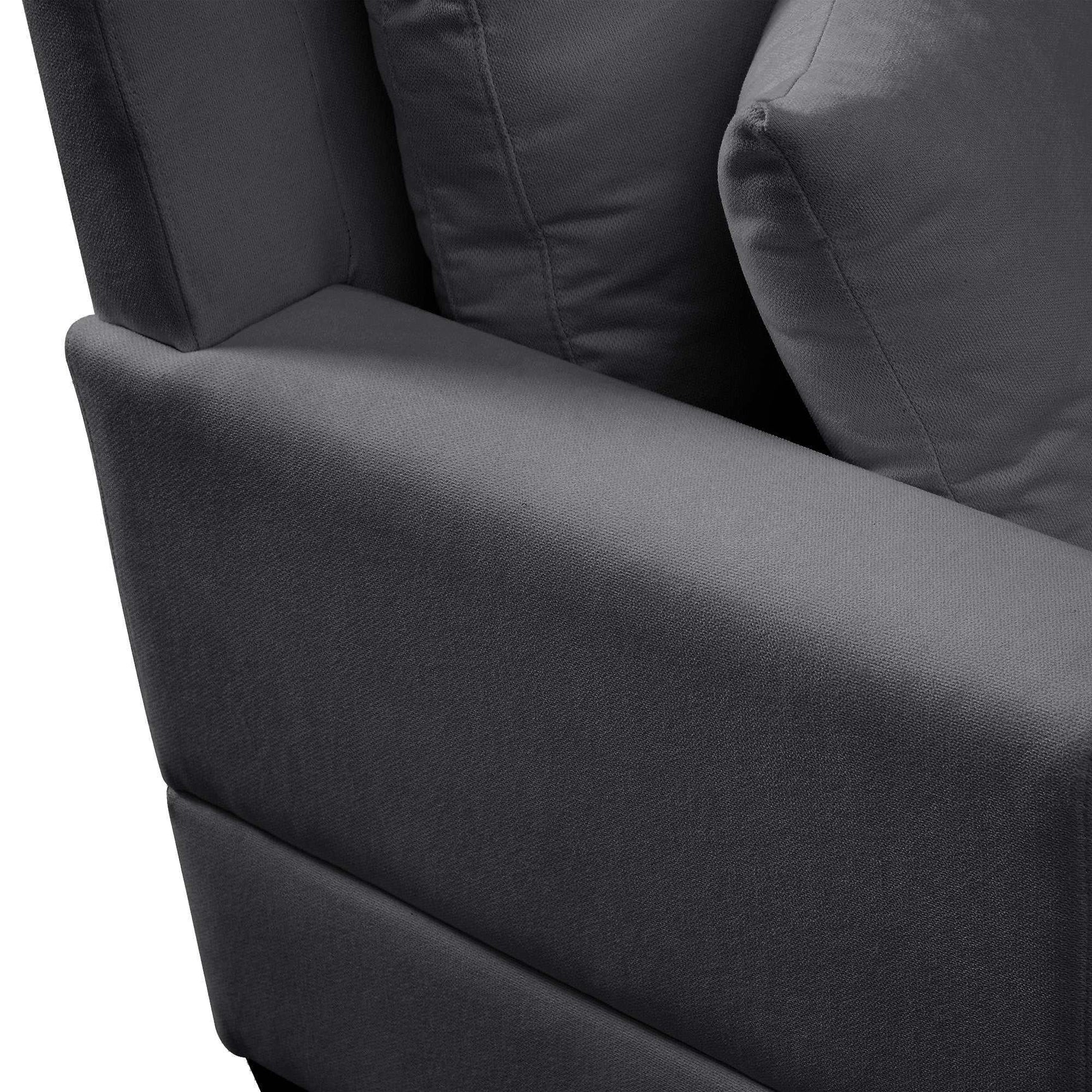 Salinas Premium L-Shaped Sectional Sofa Gray - Ornate Home