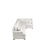 Salinas Premium L-Shaped Sectional Sofa White - Ornate Home