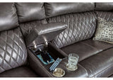 Samperstone Gray 6pc Power Reclining Sectional - Ornate Home