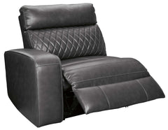 Samperstone Gray 6pc Power Reclining Sectional - Ornate Home