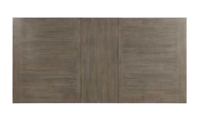 San Antonio Grey Dining Table w/ 1 X 18" Leaf - Ornate Home