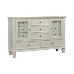 Sandy Beach White 11 Drawer Dresser - Ornate Home