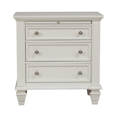 Sandy Beach White 5pc Eastern King Bedroom Set w/ Storage - Ornate Home