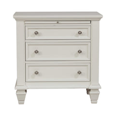 Sandy Beach White Nightstand - Ornate Home