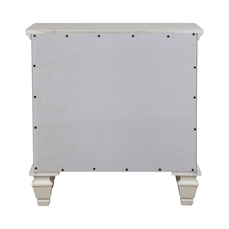 Sandy Beach White Nightstand - Ornate Home