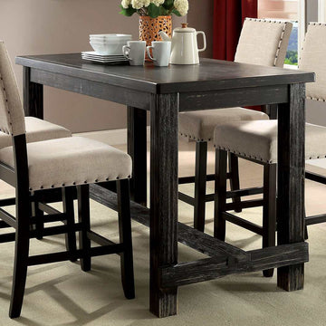 Sania Antique Black Bar Table - Ornate Home