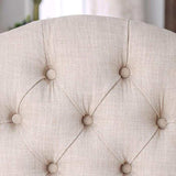 Sania Antique Black & Beige Bar Chair (Winged Backs) (Set of 2) - Ornate Home