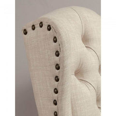 Sania I Beige & Antique Black Side Chair (Set of 2) - Ornate Home