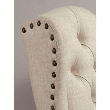 Sania I Beige & Antique Black Side Chair (Set of 2) - Ornate Home