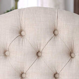 Sania III Antique Black & Beige Counter Height Dining Chair (Set of 2) - Ornate Home