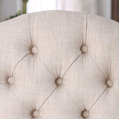 Sania III Antique Black & Beige Counter Height Dining Chair (Set of 2) - Ornate Home