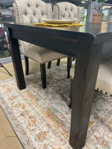 Sania III Black & Beige Dining Room Set / 7pc - Ornate Home