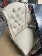 Sania III Black & Beige Dining Room Set / 7pc - Ornate Home