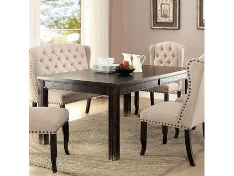 Sania III Black Rectangular Dining Table - Ornate Home
