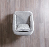 Santana Silver Velvet Chair - Ornate Home