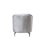 Santana Silver Velvet Chair - Ornate Home