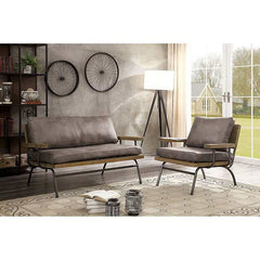 Santiago Ash Brown Loveseat - Ornate Home