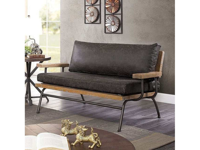 Santiago Dark Gray Loveseat - Ornate Home