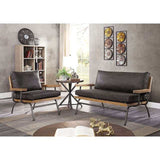 Santiago Dark Gray Loveseat - Ornate Home