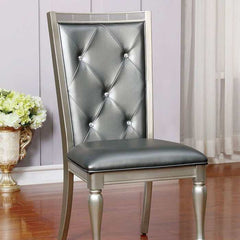 Sarina Silver Side Chair (Set of 2) - Ornate Home