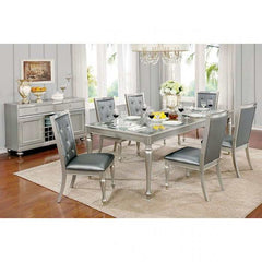 Sarina Silver Side Chair (Set of 2) - Ornate Home